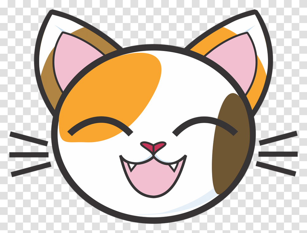Calico Cat Clip Art Free Cliparts, Label, Mouth Transparent Png