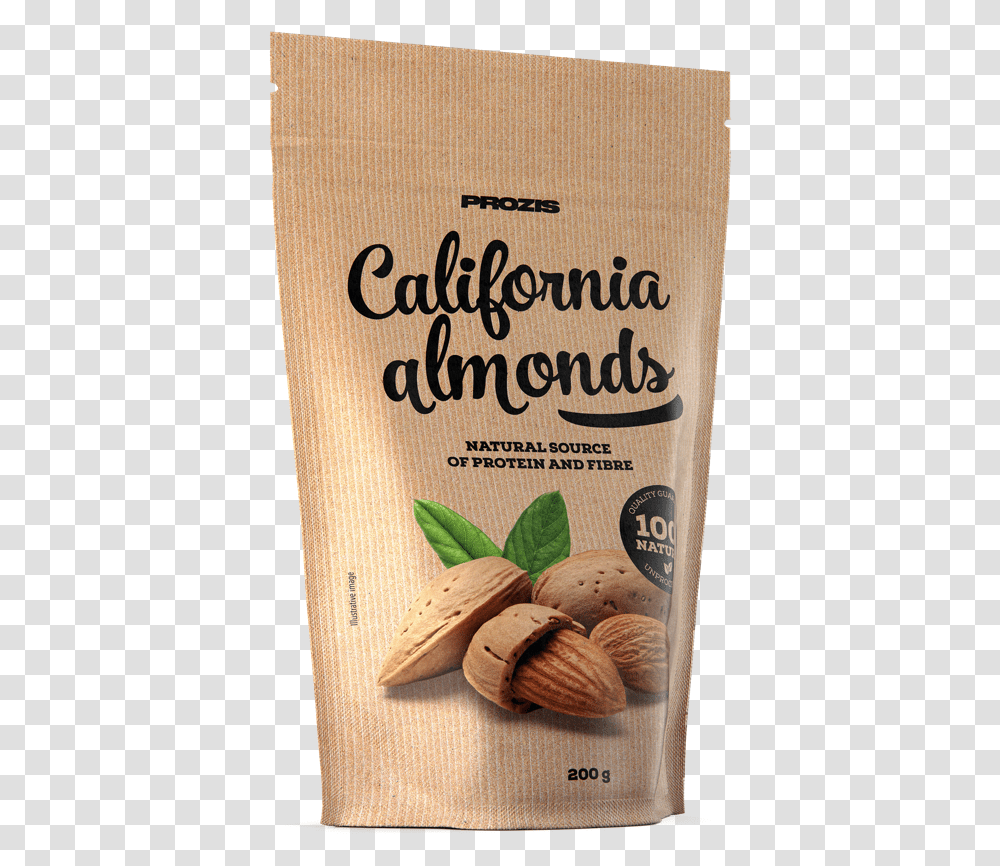 California Almonds 200 G Almond, Book, Plant, Vegetable, Food Transparent Png