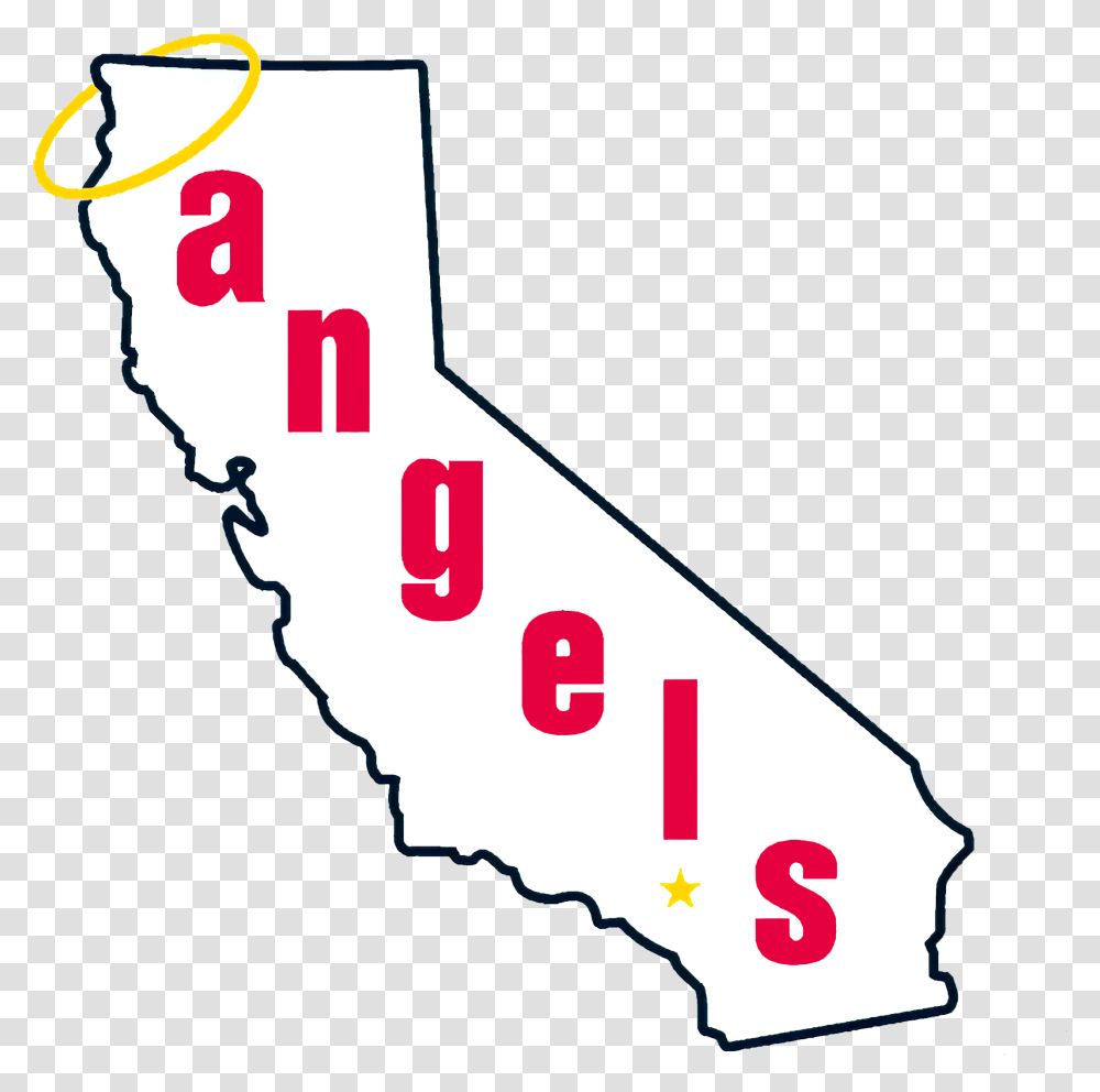 California Angels State Logo, Number, Person Transparent Png