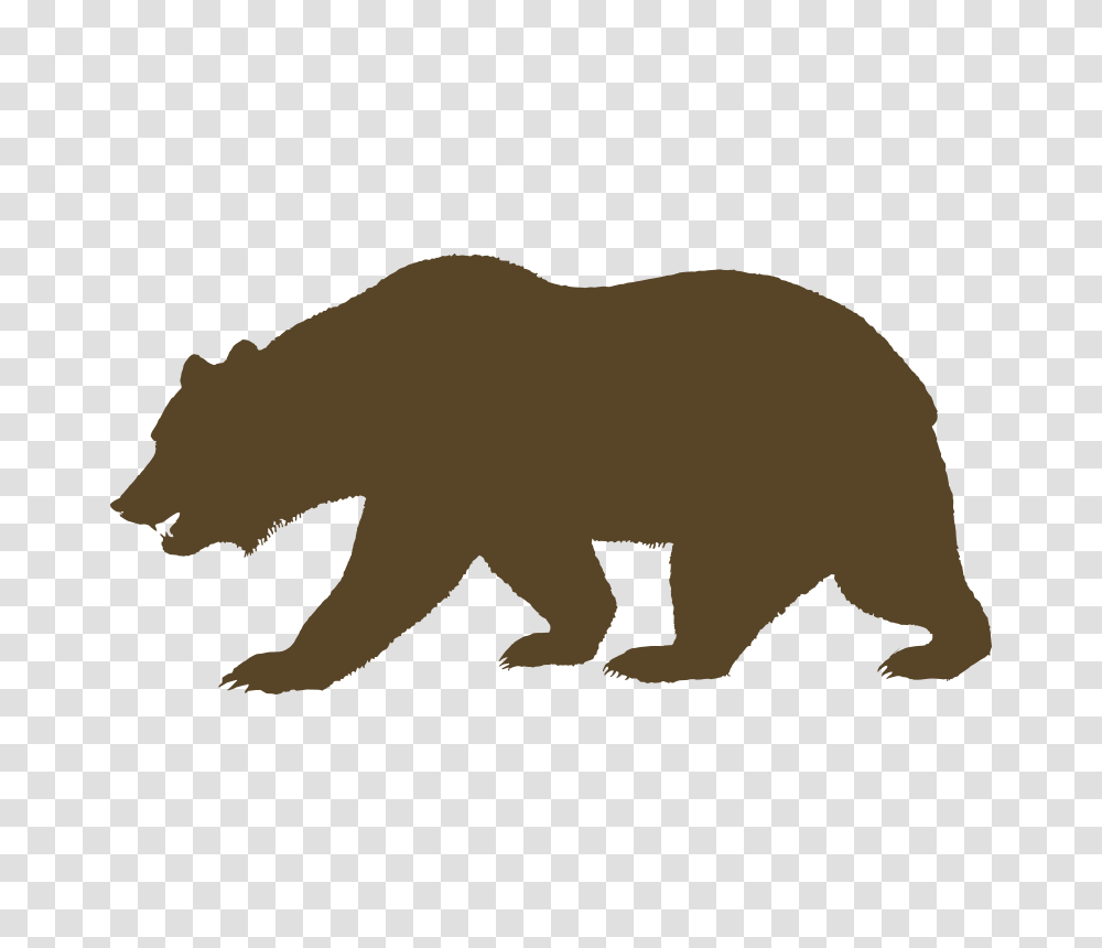 California Bear Outline Free Download Clip Art, Wildlife, Mammal, Animal, Brown Bear Transparent Png
