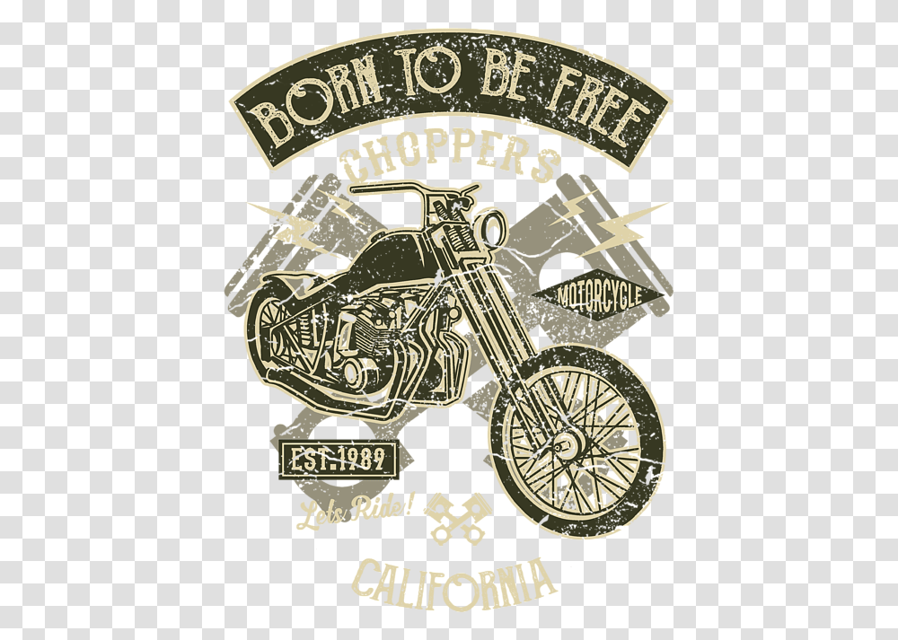 California Choppers Long Sleeve T Chopper, Transportation, Vehicle, Motorcycle, Wheel Transparent Png