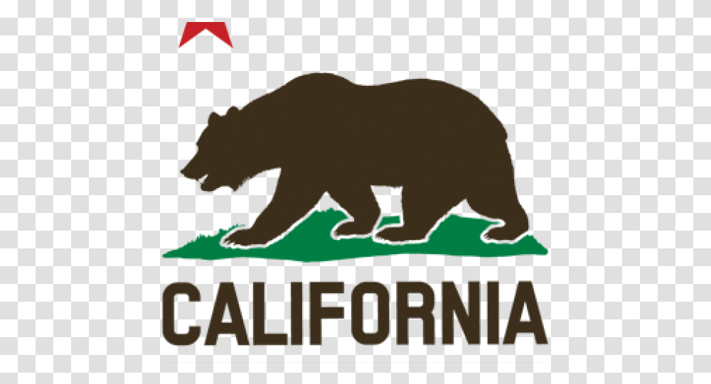 California Clipart Bear California State Flag Clipart, Poster, Advertisement, Mammal, Animal Transparent Png