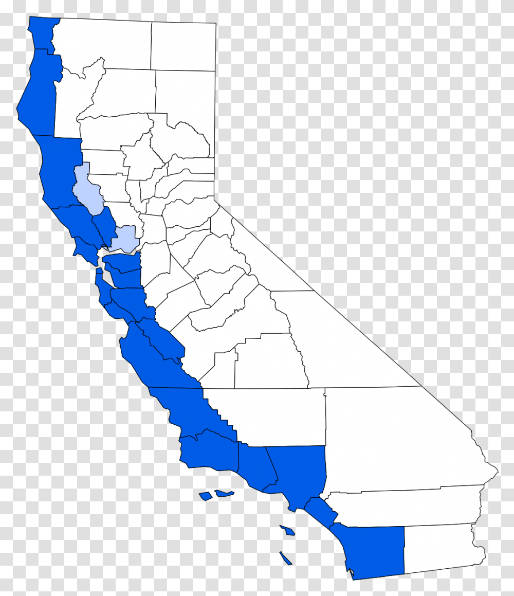 California Coastal Region Map, Diagram, Plot, Atlas, Person Transparent Png