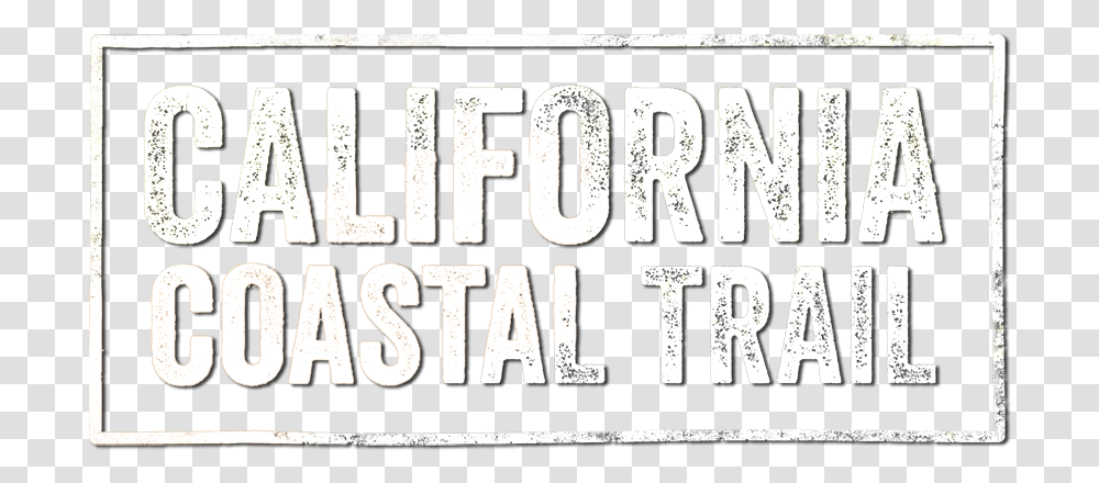 California Coastal Trail Logo Poster, Word, Label, Alphabet Transparent Png