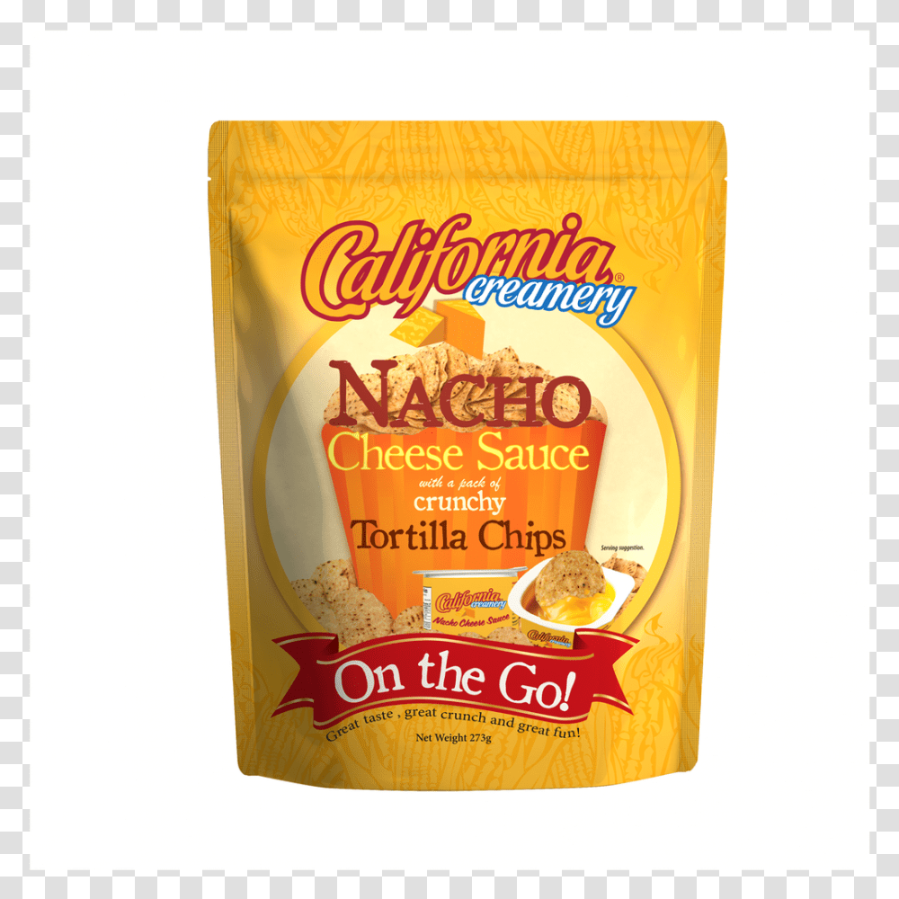 California Creamery Nacho Cheese Sauce And Tortilla, Food, Book, Noodle, Pasta Transparent Png