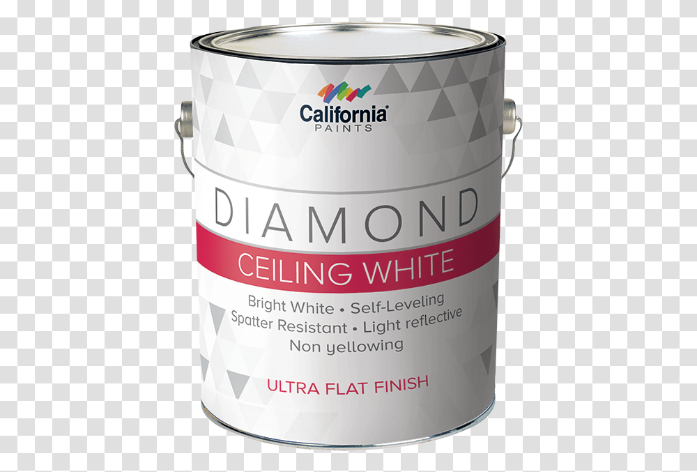 California Diamond Ceiling Paint, Tin, Can, Aluminium Transparent Png