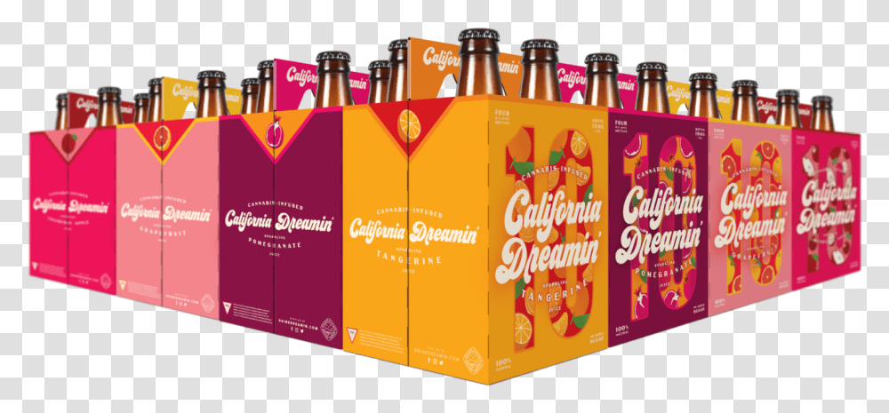 California Dreamin California Dreamin Cannabis Soda, Beverage, Drink, Beer, Alcohol Transparent Png
