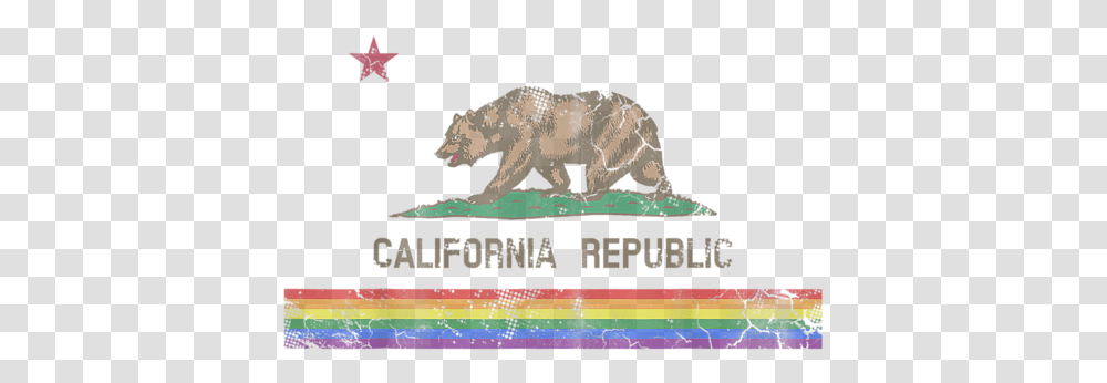 California Flag, Mammal, Animal, Bear, Wildlife Transparent Png