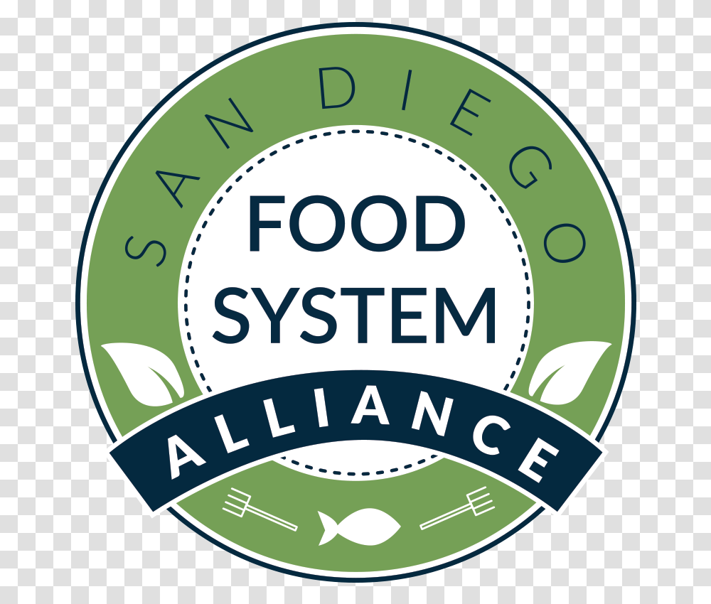 California Food And Farming Network San Diego Food System Alliance, Label, Text, Logo, Symbol Transparent Png