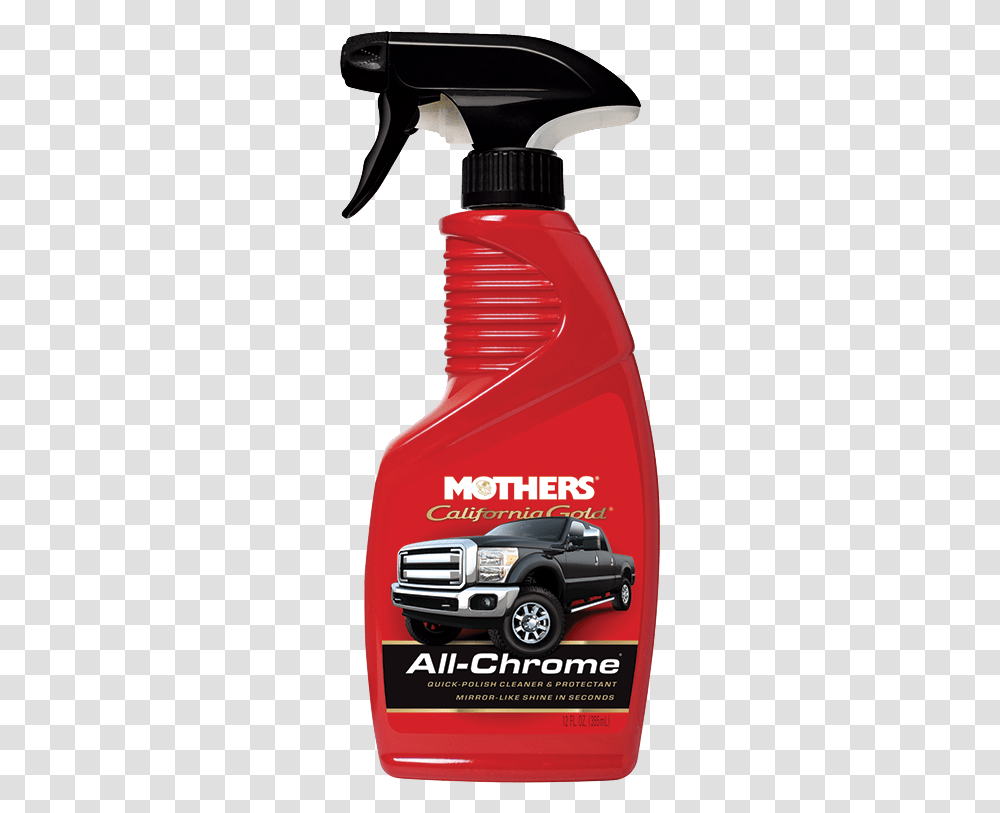 California Gold All Chrome Quick Polish Cleaner Mothers All Chrome Spray, Car, Vehicle, Transportation, Automobile Transparent Png