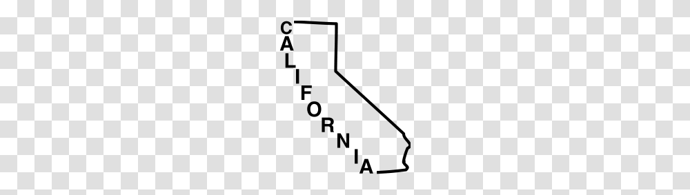 California Outline And Name, Gray, World Of Warcraft Transparent Png