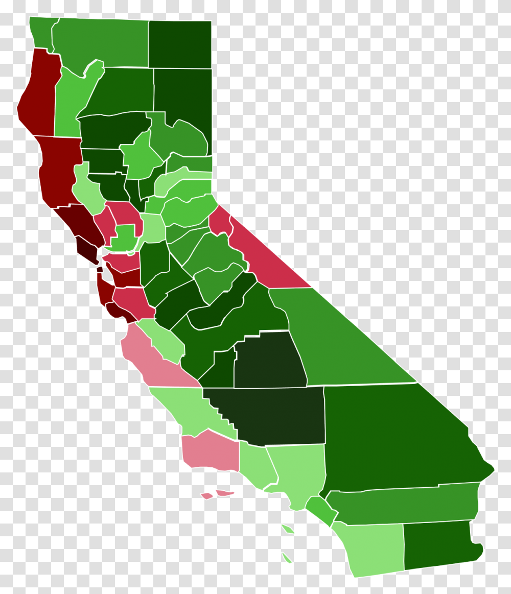 California Presidential Election Map, Diagram, Atlas, Plot Transparent Png