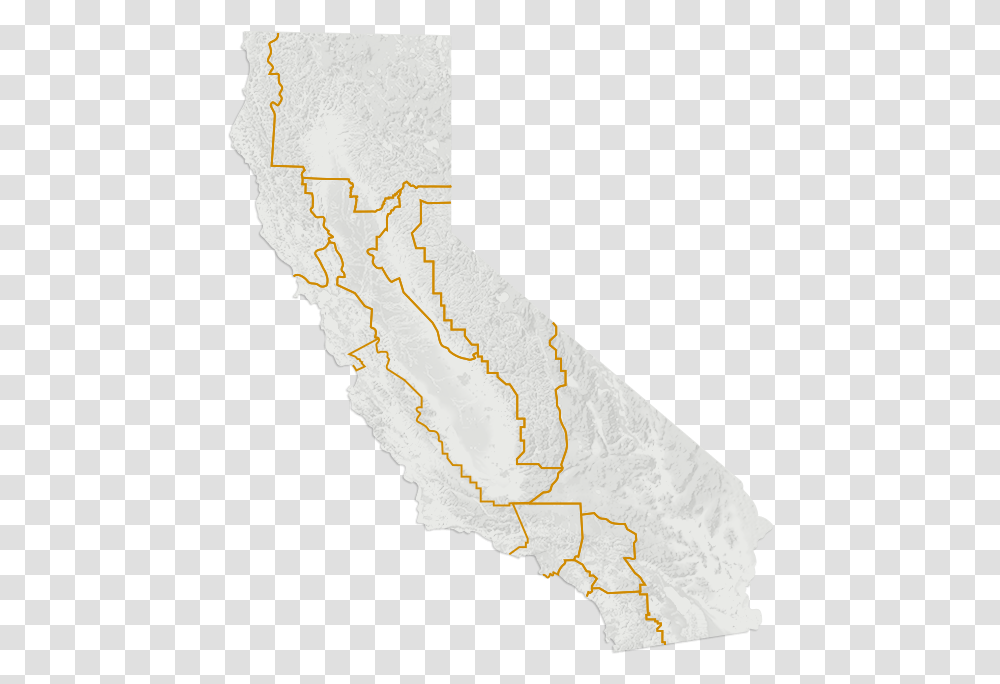 California Region Map California County Map, Plot, Diagram, Atlas, Electronics Transparent Png