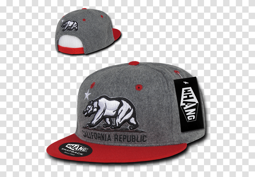 California Republic Snapback Hat, Apparel, Baseball Cap, Elephant Transparent Png