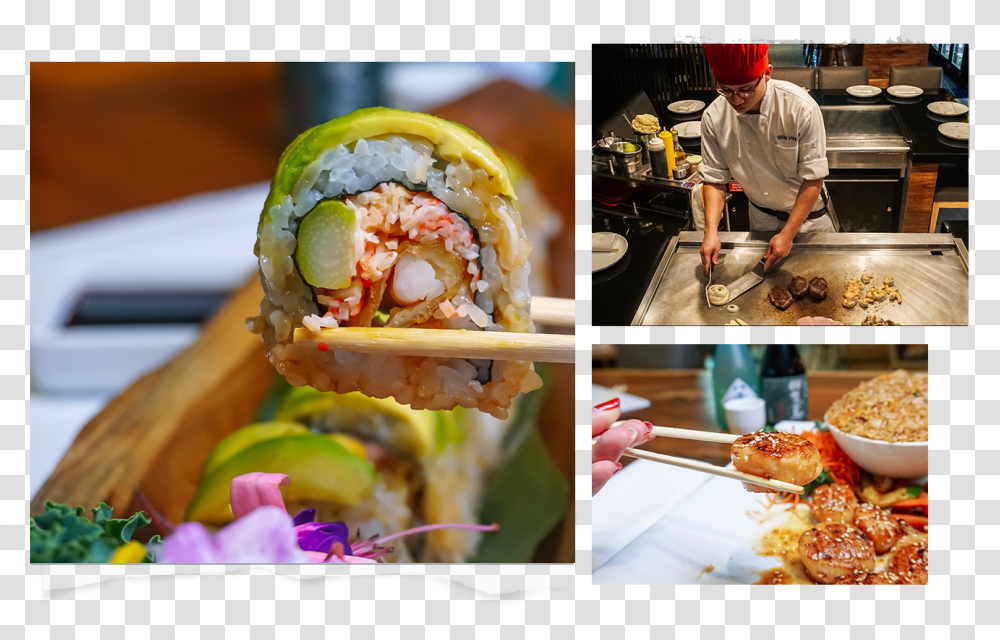 California Roll, Person, Food, Culinary, Sushi Transparent Png