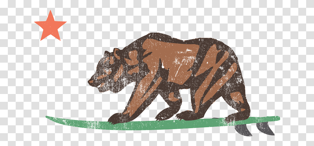 California State Flag Jpeg, Mammal, Animal, Wildlife, Canine Transparent Png