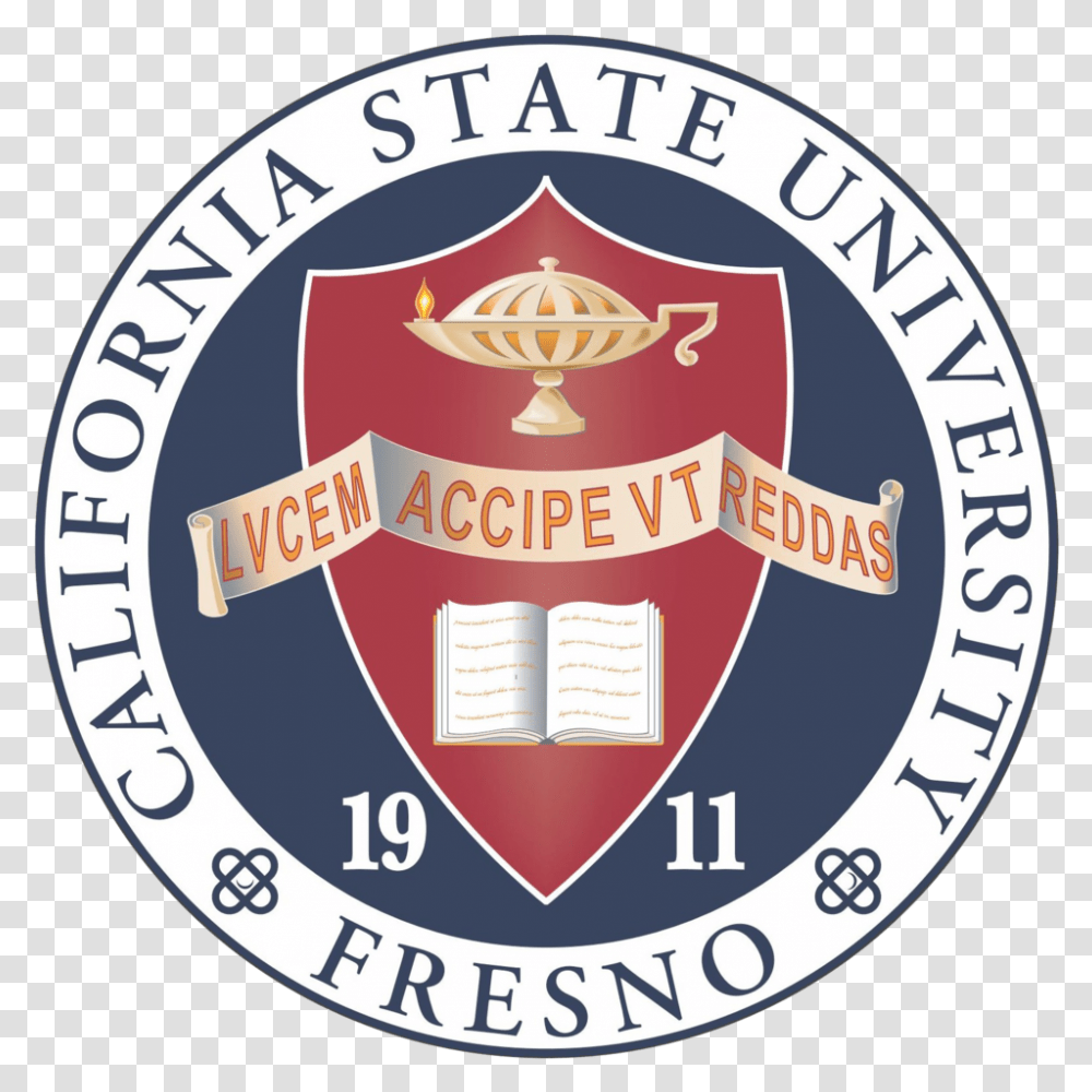 California State University Fresno Seal Emblem, Logo, Trademark, Badge Transparent Png