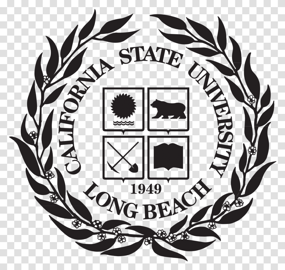 California State University Long Beach Seal, Logo, Trademark, Emblem Transparent Png
