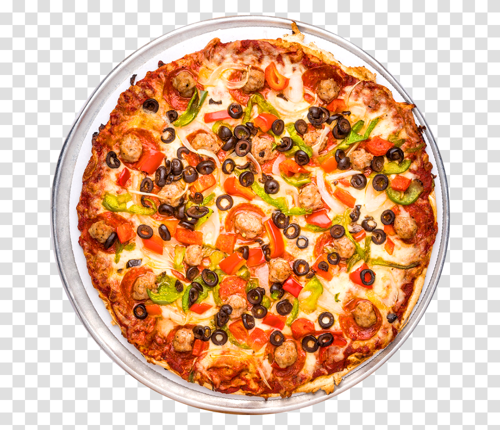 California Style Pizza, Food, Dish, Meal, Cake Transparent Png