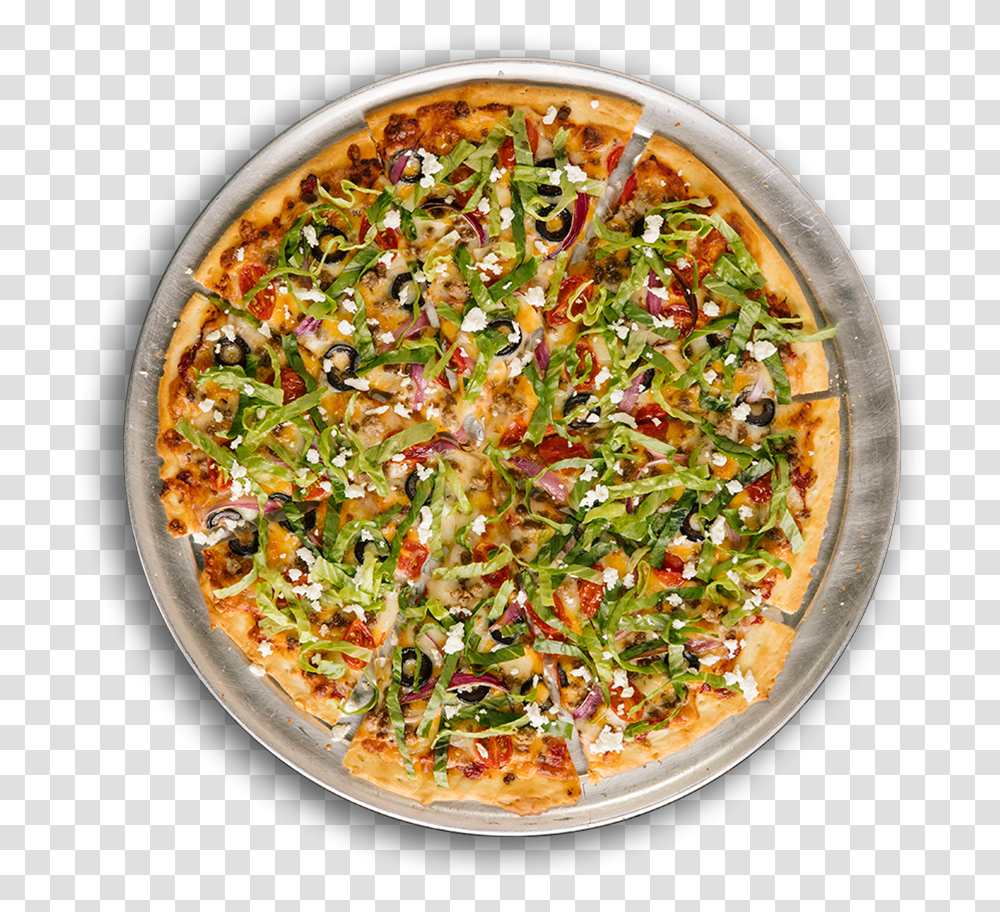 California Style Pizza, Food, Meal, Dish, Plant Transparent Png
