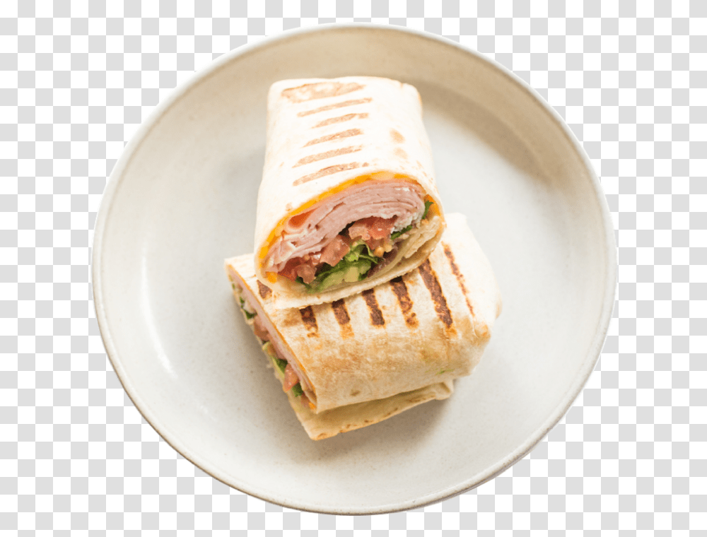 California Turkey Wrap Fast Food, Burger, Sandwich, Bread, Dish Transparent Png