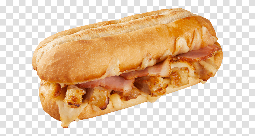 Californian Chicken Amp Bacon Pizza Sandwich Fast Food, Burger, Bread Transparent Png