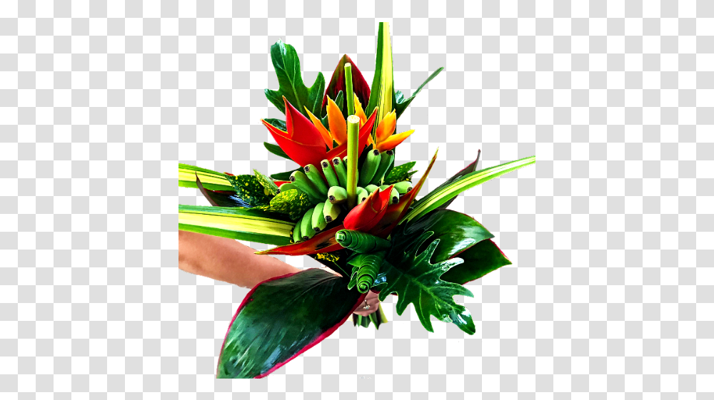 Calipso Medium Tropical Bouquet Fresh, Plant, Flower, Blossom, Flower Bouquet Transparent Png