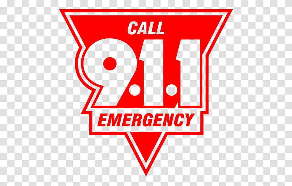 Call 911 Emergency Download, Label, Logo Transparent Png