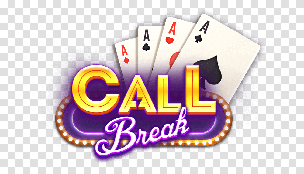 Call Break Casino Card Game Software Call Break Logo, Gambling, Slot Transparent Png