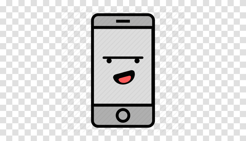 Call Cell Emoji Iphone Laugh Mobile Technology Icon, Electronics, Mobile Phone, Cell Phone Transparent Png