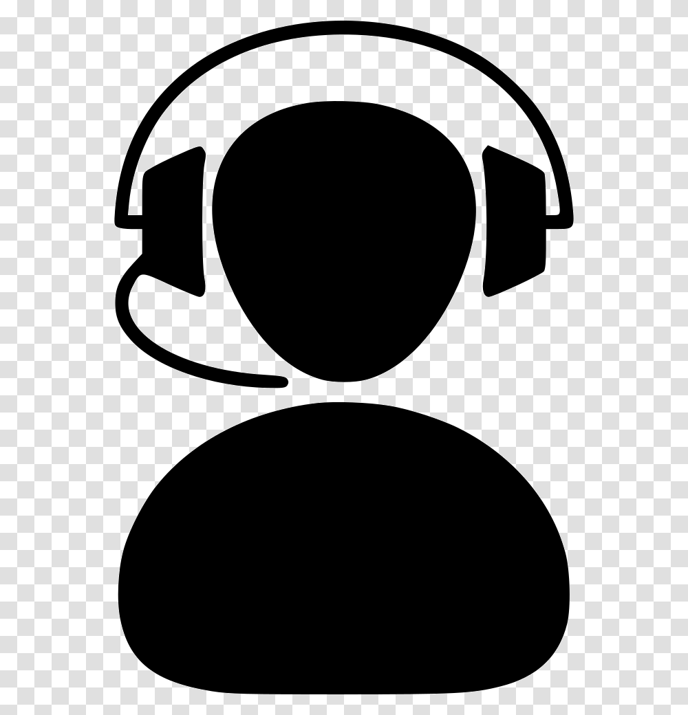 Call Center Agent Icon Call Center Agent, Stencil, Goggles, Accessories, Silhouette Transparent Png