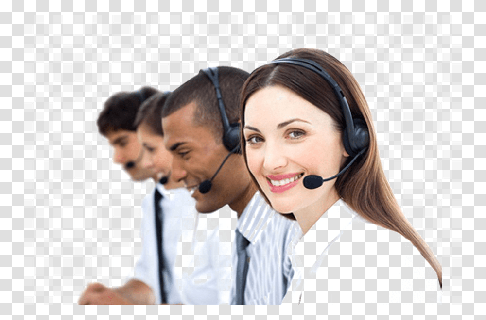 Call Center Agent, Person, Electronics, Sunglasses, Tie Transparent Png