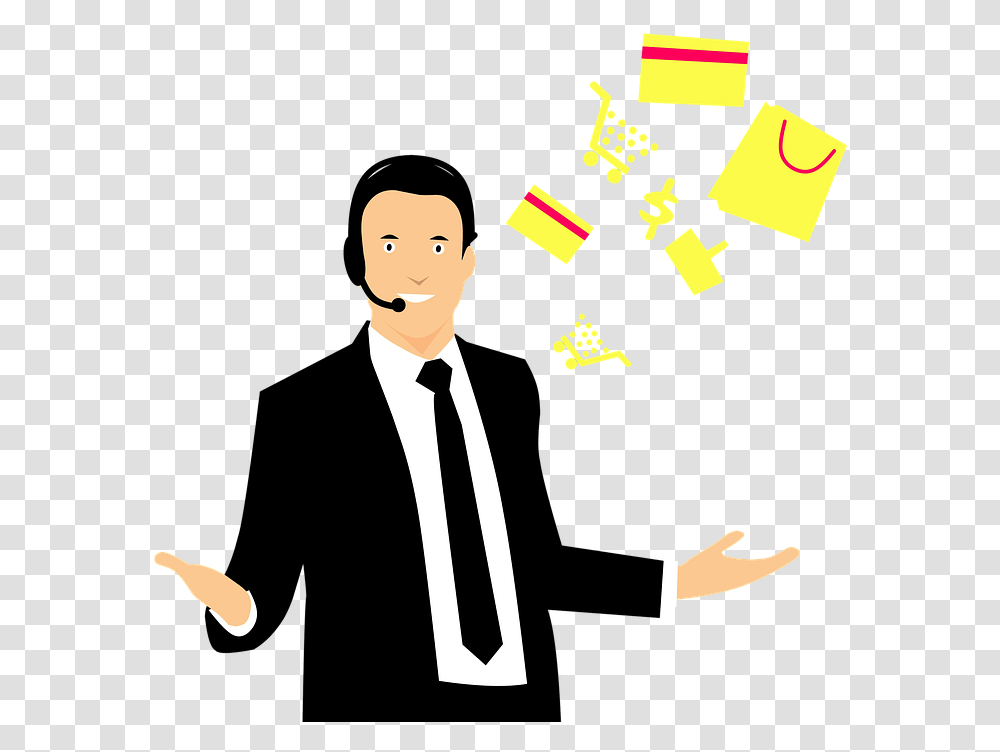 Call Center Agent, Tie, Person, Performer, Suit Transparent Png