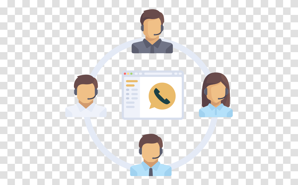 Call Center Asterisk Software Xcally, Person, Crowd, Computer, Electronics Transparent Png