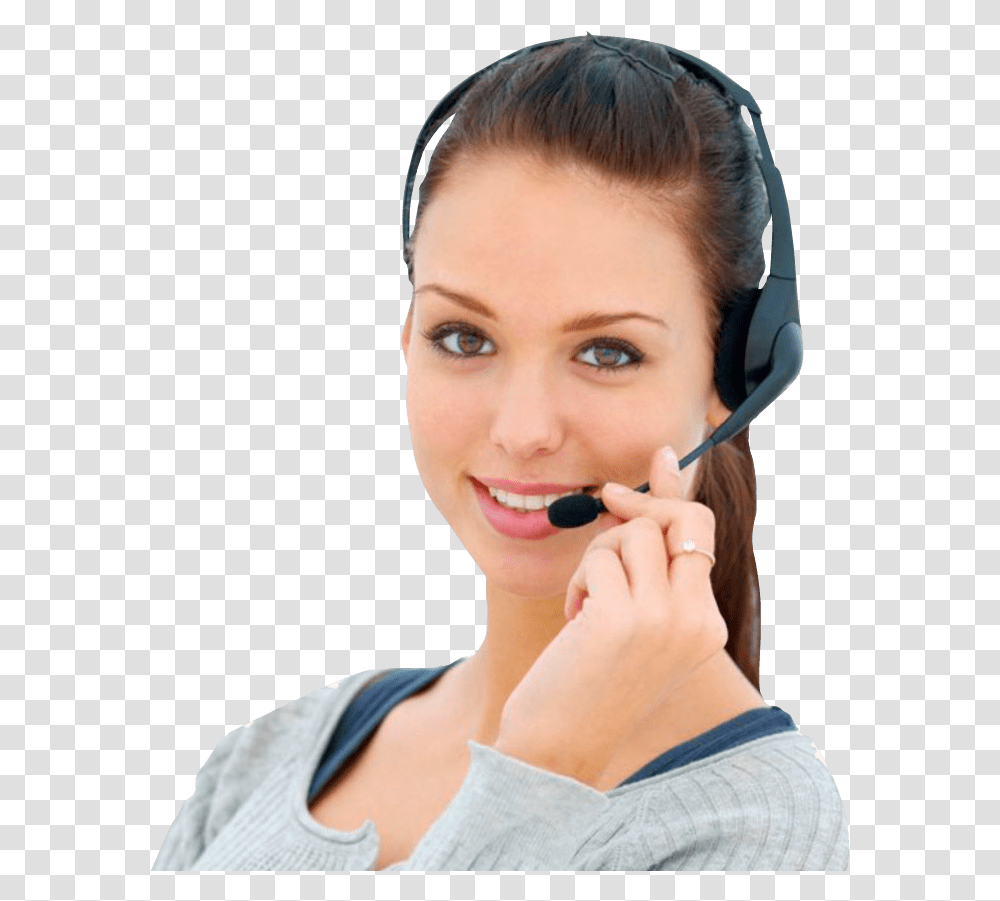 Call Center Girl, Person, Skin, Face, Female Transparent Png