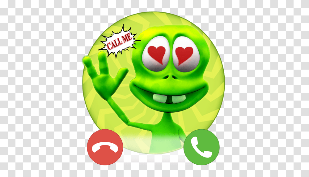 Call From Dame Tu Cosita Green Alien Prank Appstore, Toy, Amphibian, Wildlife, Animal Transparent Png