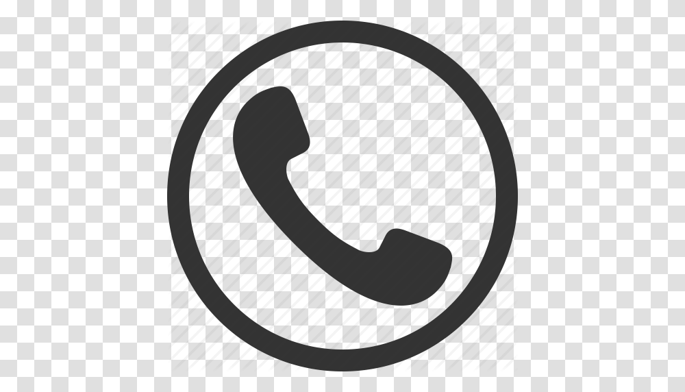 Call Handset Phone Ring Telephone Tube Icon, Horseshoe, Apparel Transparent Png