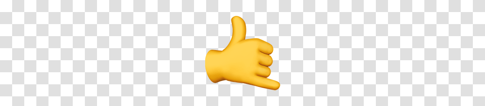 Call Me Hand Emoji On Apple Ios Transparent Png