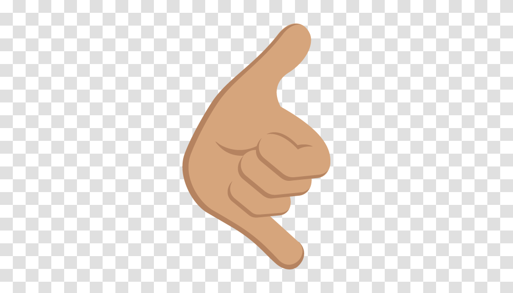 Call Me Hand Medium Skin Tone Emoji Emoticon Vector Icon Free, Thumbs Up, Finger Transparent Png