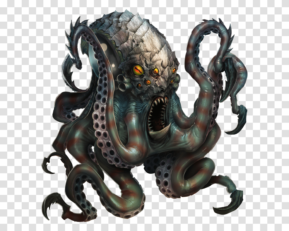 Call Of Cthulhu, Octopus, Invertebrate, Sea Life, Animal Transparent Png