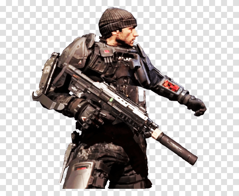 Call Of Duty Advanced Warfare, Person, Human, Gun, Weapon Transparent Png