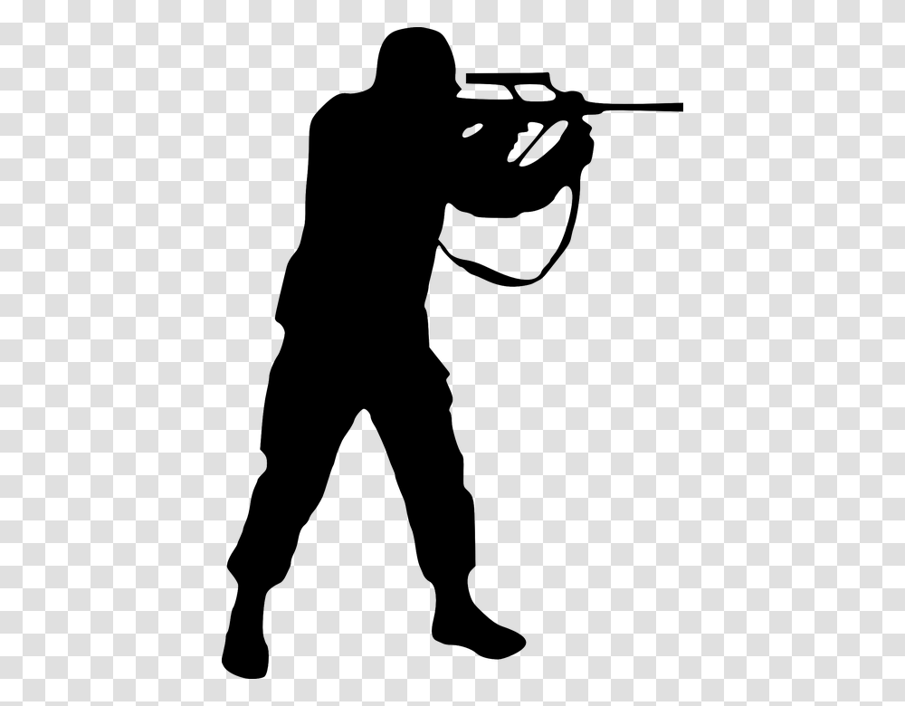 Call Of Duty Background Soldier Silhouette, Gray, World Of Warcraft Transparent Png
