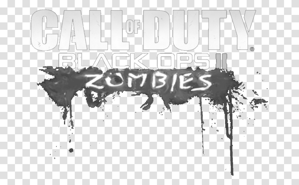 Call Of Duty Black Ops 2 Zombies Logo Call Of Duty Black Ops 4 Zombies Coloring Page, Poster Transparent Png