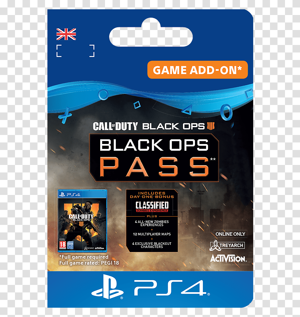 Call Of Duty Black Ops 4 Black Ops Pass, Advertisement, Poster, Flyer, Paper Transparent Png