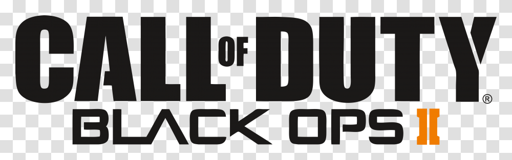 Call Of Duty Black Ops Logo, Number, Word Transparent Png