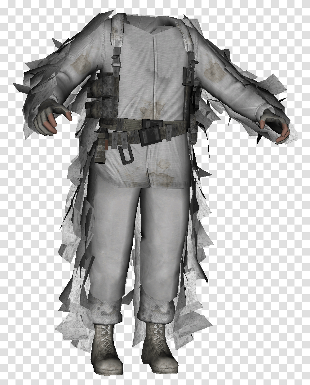 Call Of Duty Ghillie Suit Sniper Modern Warfare Remastered Ghillie Suit, Person, Human, Astronaut Transparent Png