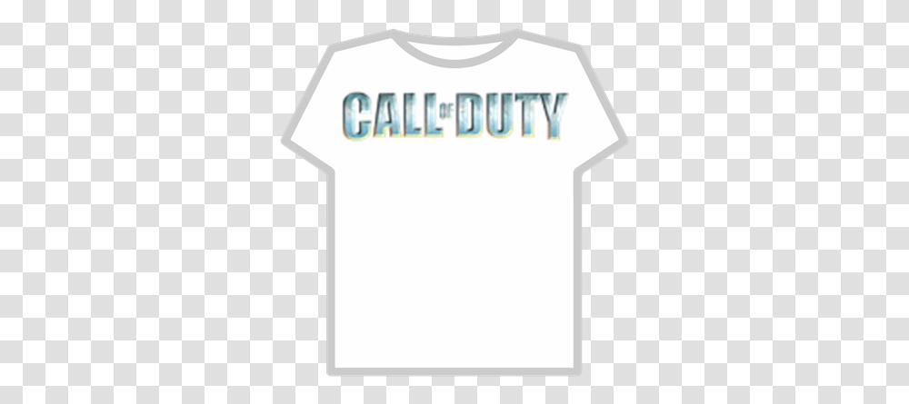 Call Of Duty Logo Roblox Roblox T Shirt Classic, Clothing, T-Shirt, Text, Plot Transparent Png