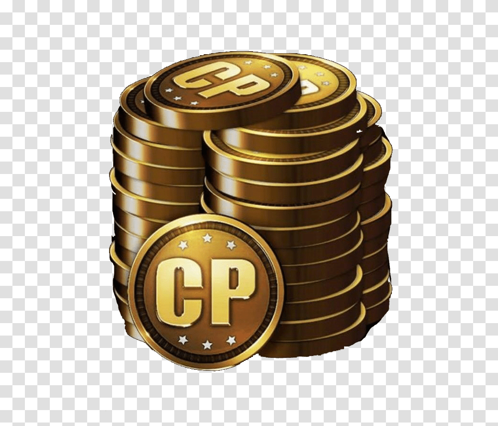 Call Of Duty Mobile Logo Codcp, Wristwatch, Gold, Coin, Money Transparent Png