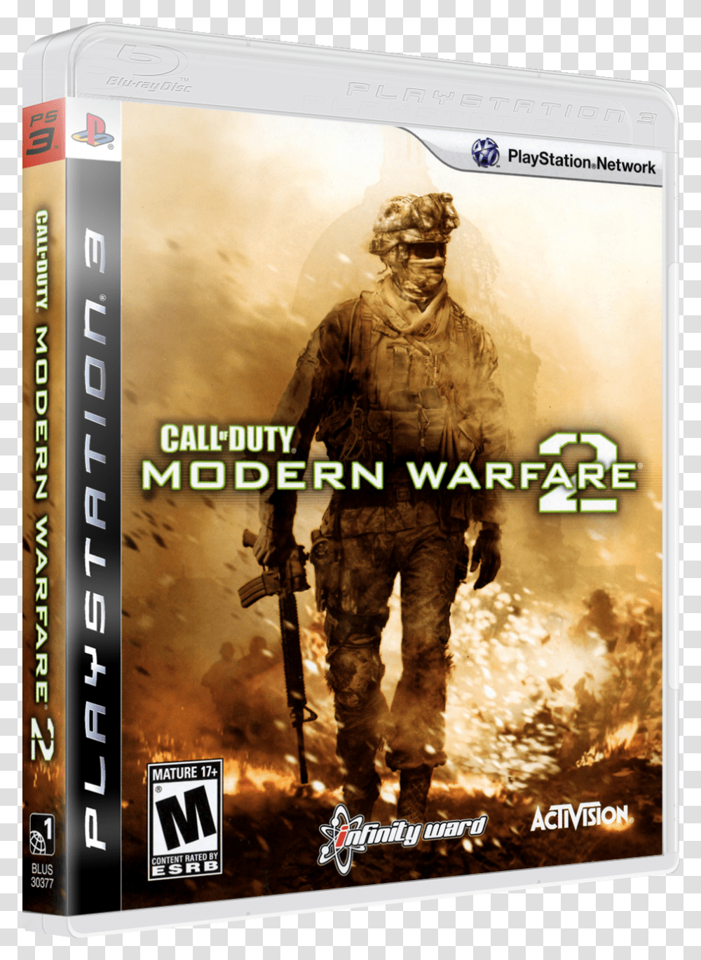 Call Of Duty Modern Warfare 2 Black Box, Poster, Advertisement, Person, Human Transparent Png