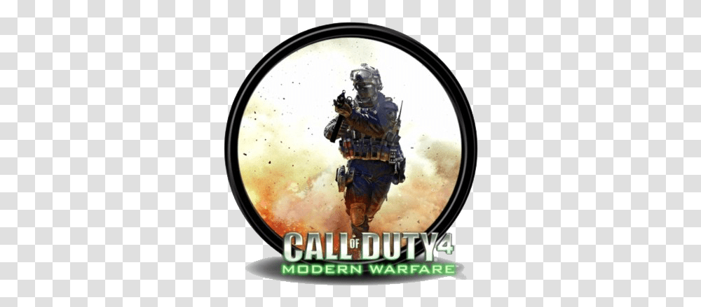 Call Of Duty Modern Warfare File Call Of Duty 4 Modern Warfare Icon, Person, Human, Helmet Transparent Png